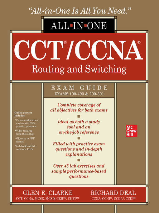 Title details for CCT/CCNA Routing and Switching All-in-One Exam Guide (Exams 100-490 & 200-301) by Glen E. Clarke - Available